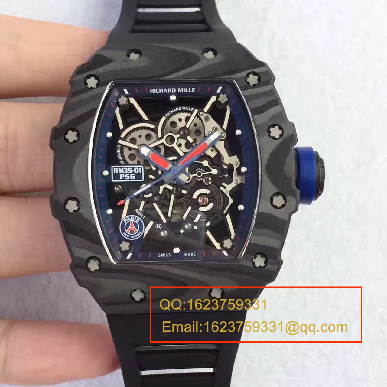 【独家 Video analysis KV Perfect  High quality  Replica Watches 】 RICHARD MILLE 男士系列RM 35-01 RAFAEL NADAL wrist watches  /  RICHARD MILLE RM035-01