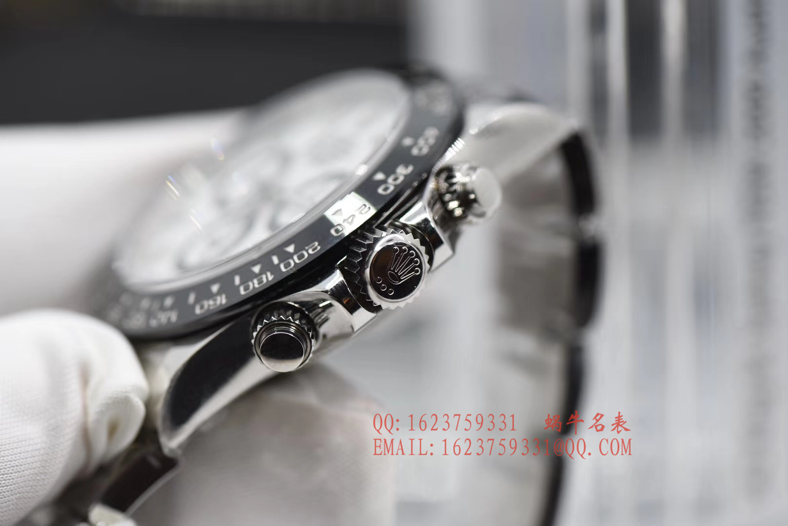 【AR Perfect  High quality  Replica Watches 】 Rolex  Cosmograph Daytona  Ditongna 系列116500LN-78590白盘 wrist watches 《熊猫 Ditongna 》 / RBI022