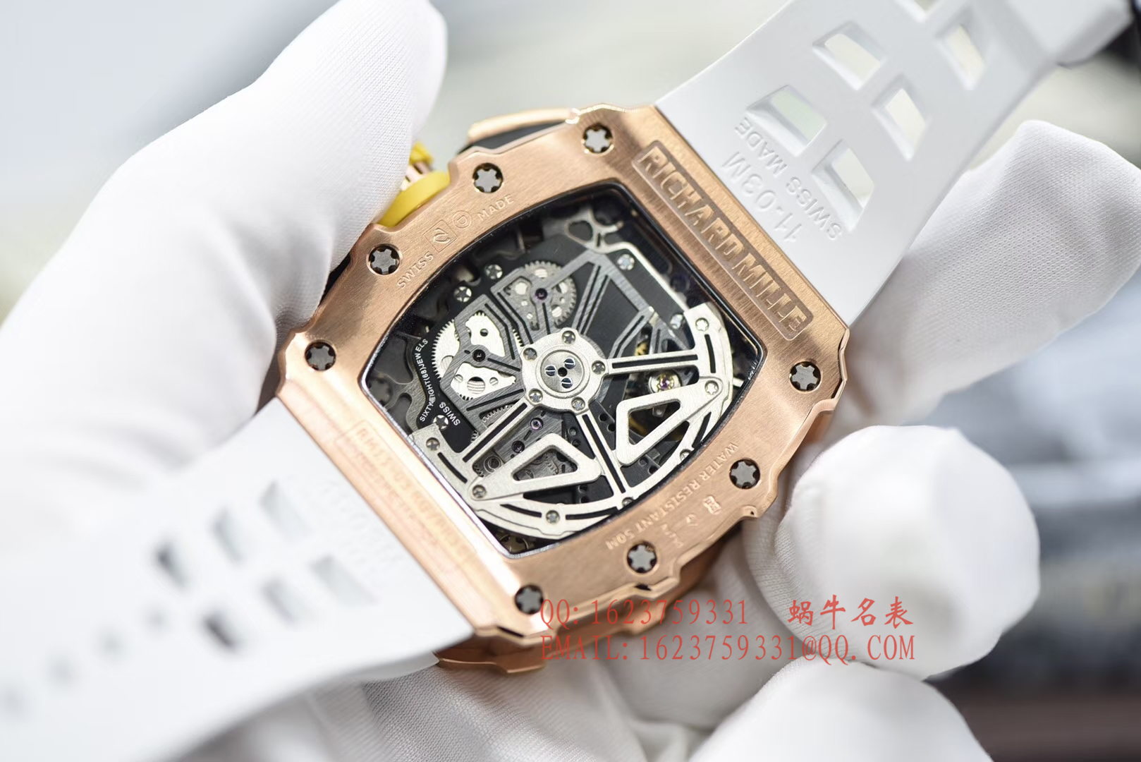 【独家 Video analysis KV Perfect  High quality  Replica Watches 】 Richard Miller RICHARD MILLE男士系列RM 11-03RG wrist watches  / RM 011D