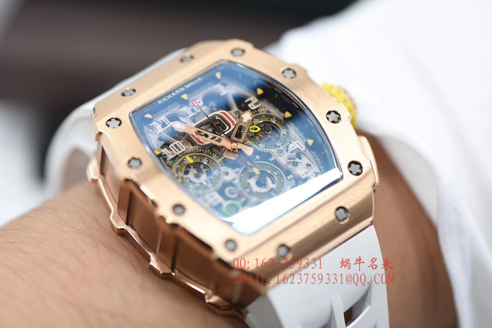 【独家 Video analysis KV Perfect  High quality  Replica Watches 】 Richard Miller RICHARD MILLE男士系列RM 11-03RG wrist watches  / RM 011D