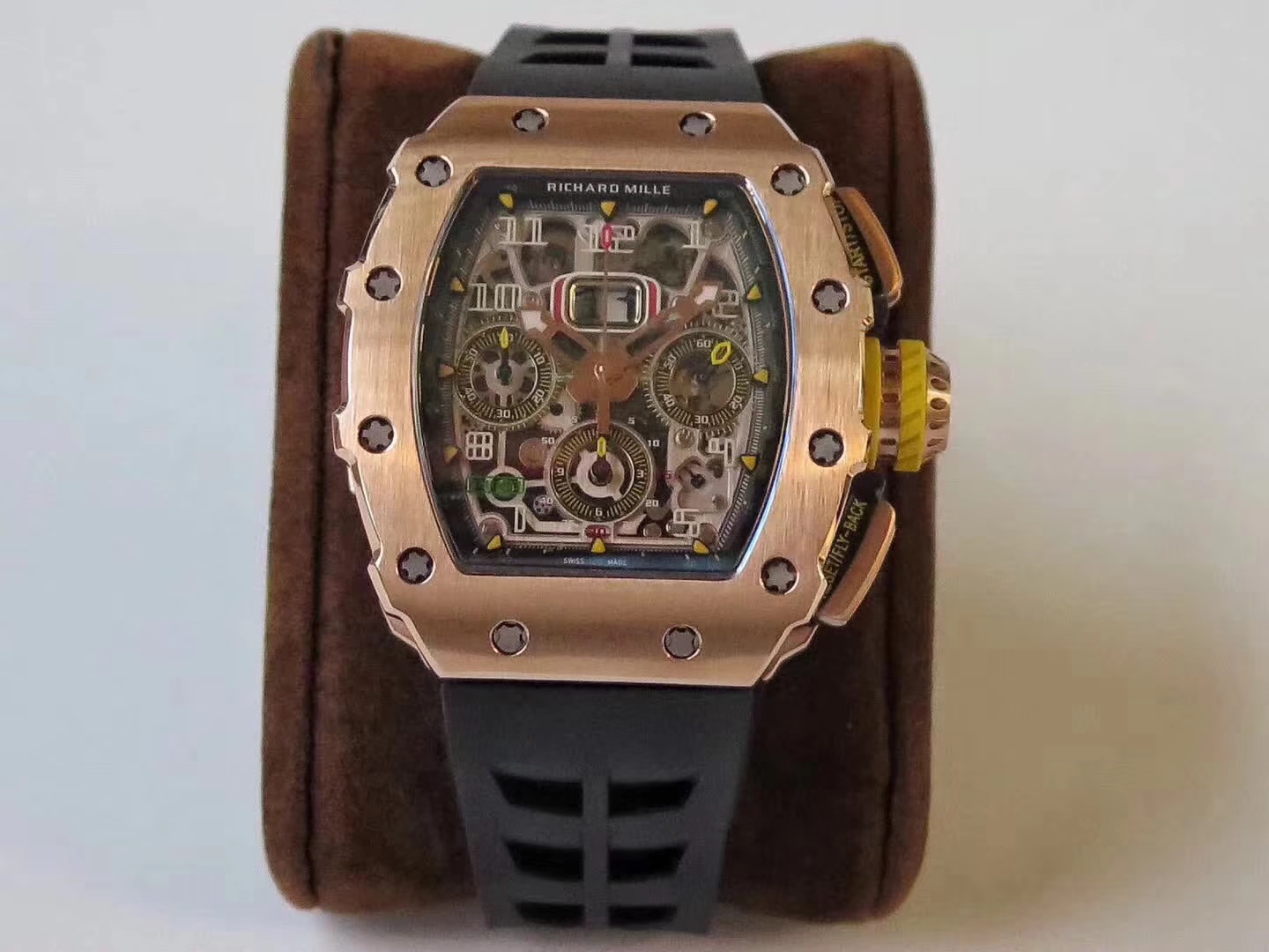 【独家 Video analysis KV Perfect  High quality  Replica Watches 】 Richard Miller RICHARD MILLE男士系列RM 11-03RG wrist watches  / RM 011D