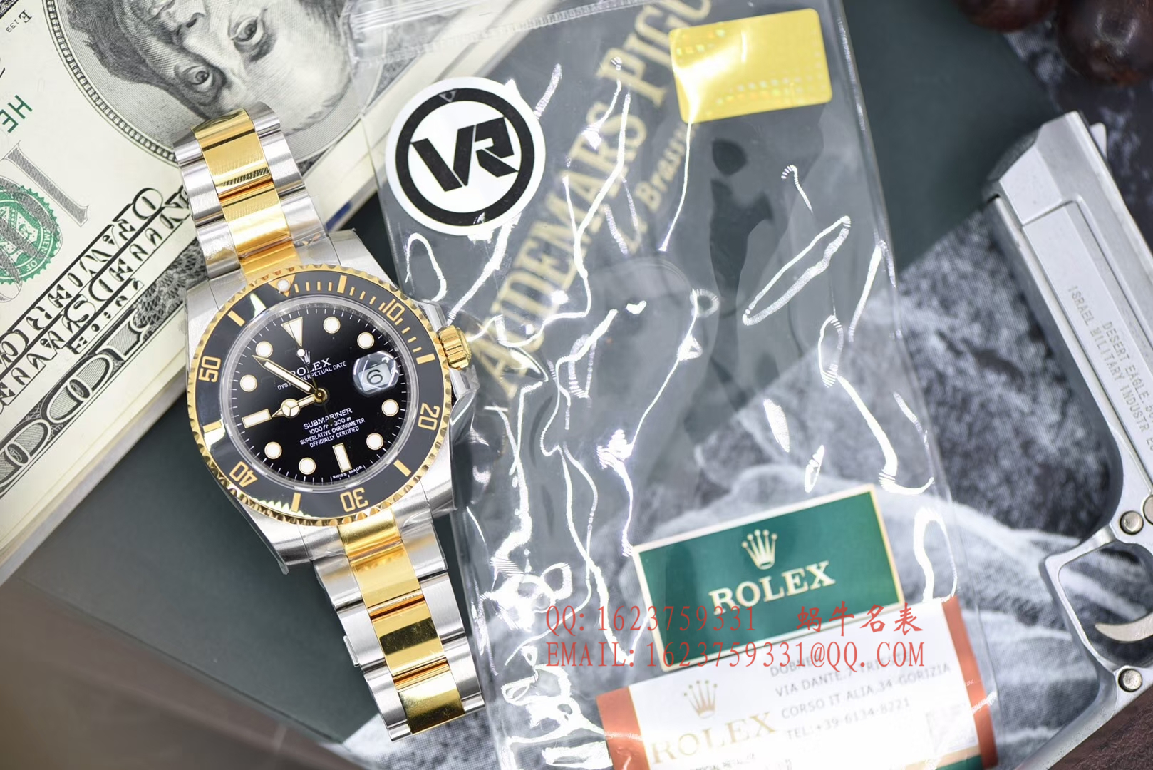 【独家 Video analysis VR Perfect  High quality  Replica Watches 】 Rolex  Submariner 型116612-LN-97203包间金 Submariner  / R197