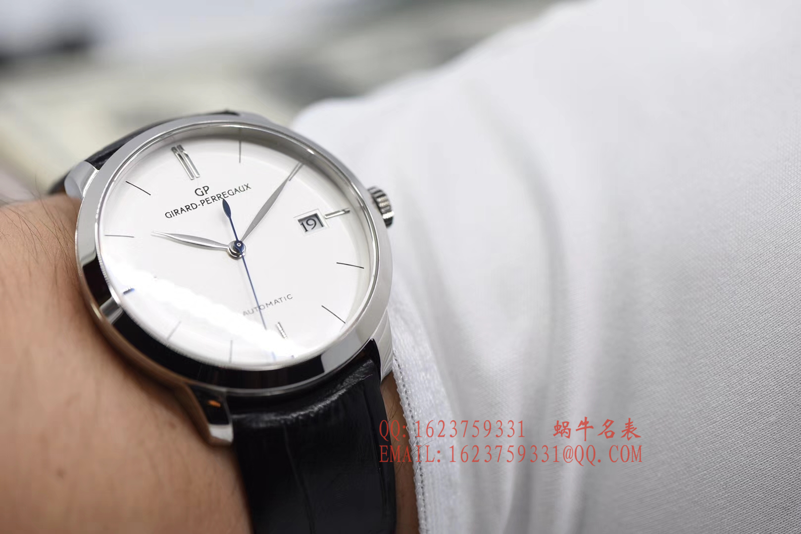 【FK Perfect  High quality  Replica Watches 】GP芝柏表1966系列49525-53-131-BK6A wrist watches  / JPAI10