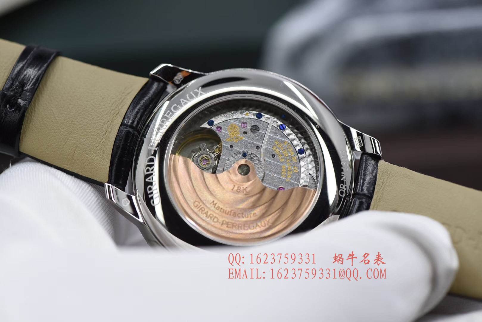 【FK Perfect  High quality  Replica Watches 】GP芝柏表1966系列49525-53-131-BK6A wrist watches  / JPAI10