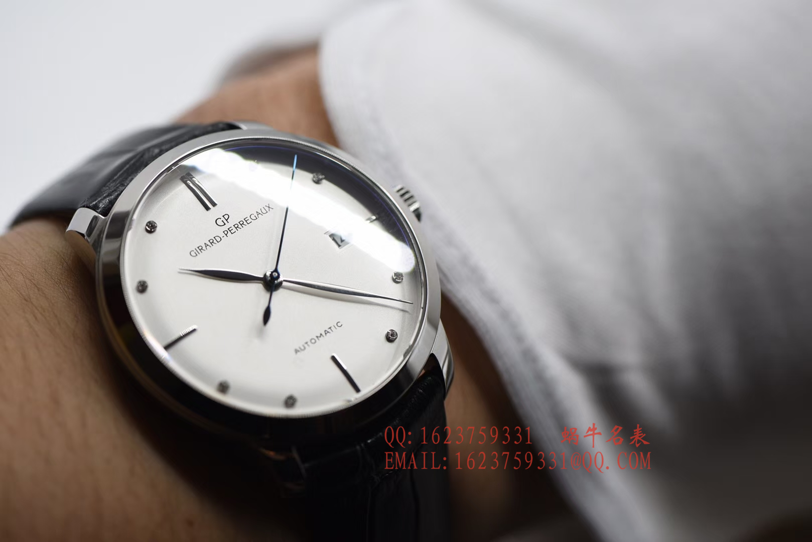 【FK Perfect  High quality  Replica Watches 】GP芝柏表1966系列49525-53-131-BK6A wrist watches  / JPAI10