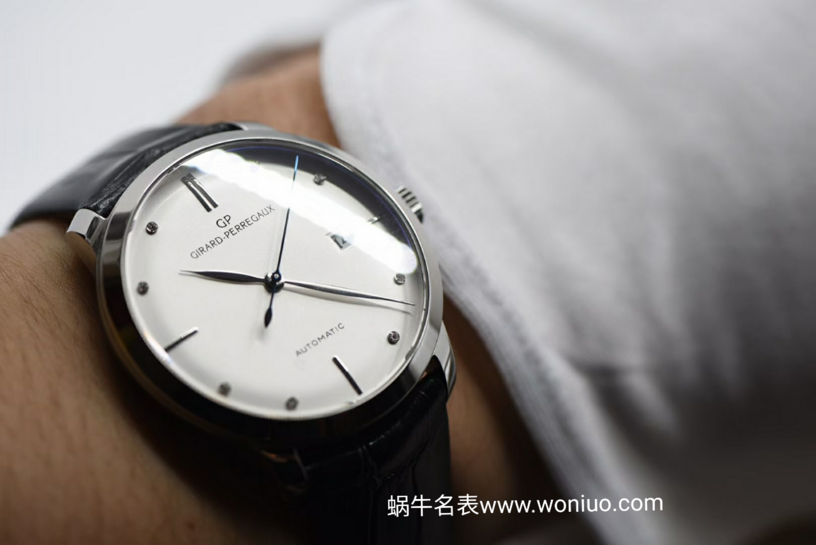 【FK Perfect  High quality  Replica Watches 】GP芝柏表1966系列49525-53-131-BK6A wrist watches  / JPAI10