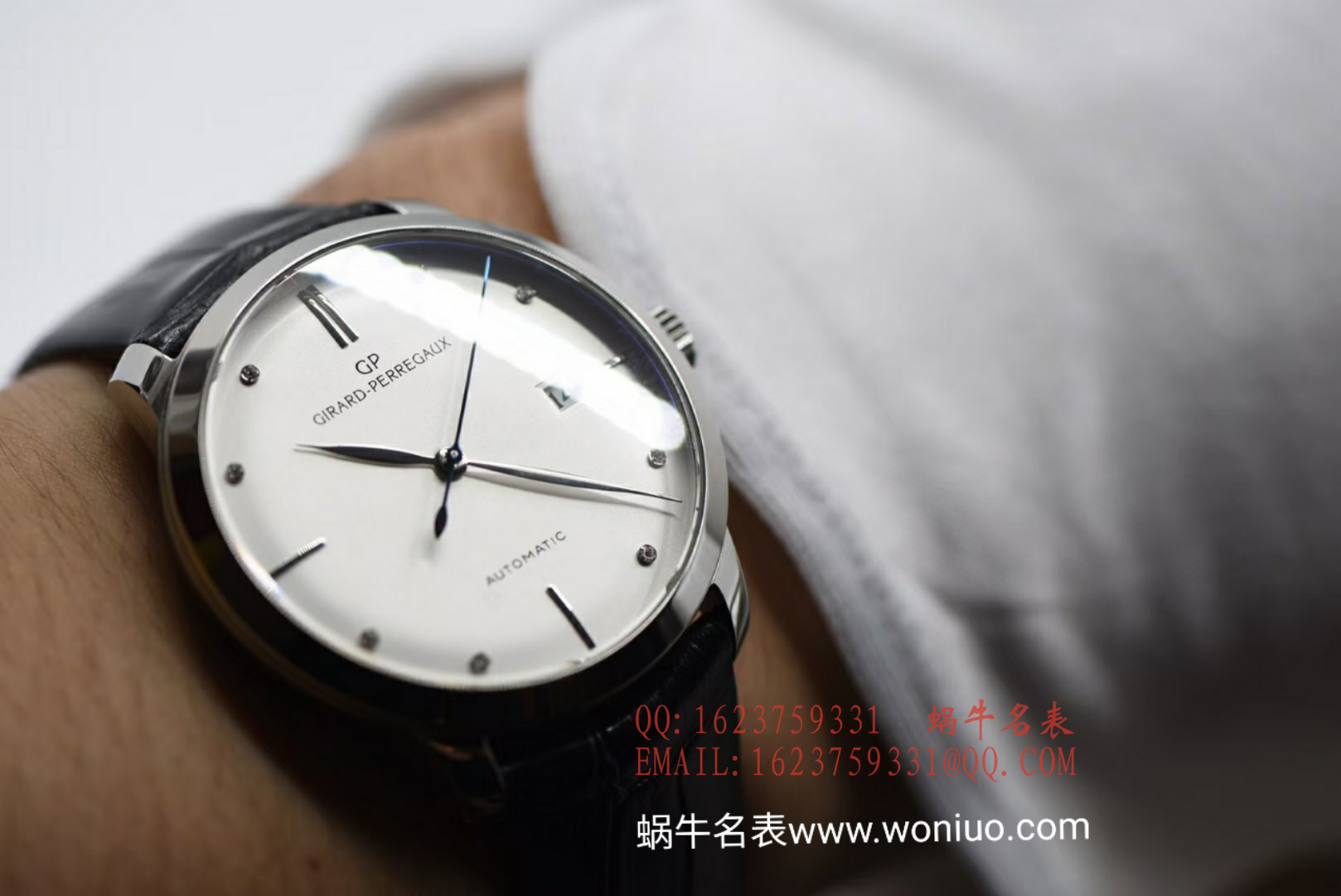 【FK Perfect  High quality  Replica Watches 】GP芝柏表1966系列49525-53-131-BK6A wrist watches  / JPAI10