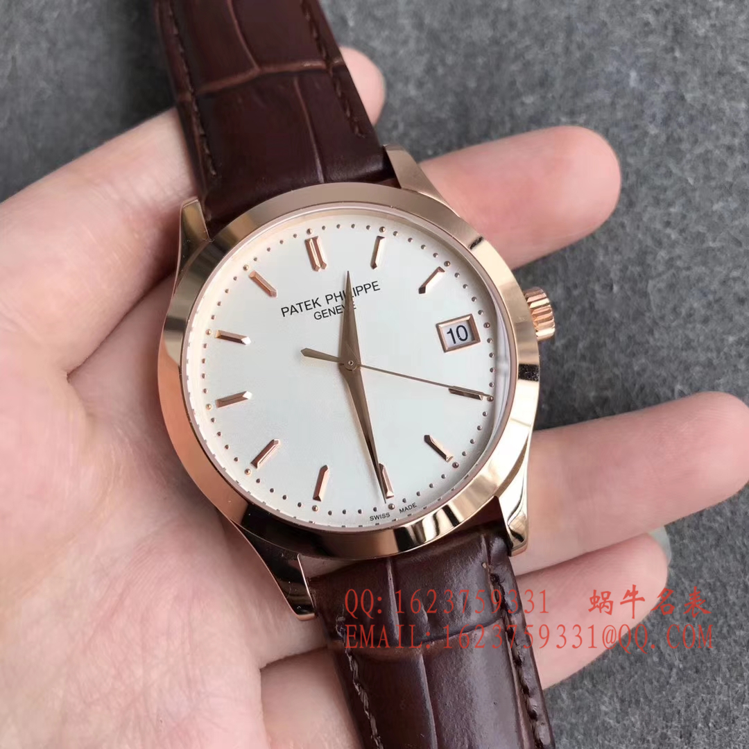 【台湾 Perfect  Copy  Watches 】 PATEK PHILIPPE 古典表系列5296R-010 玫瑰金 wrist watches  / BD143