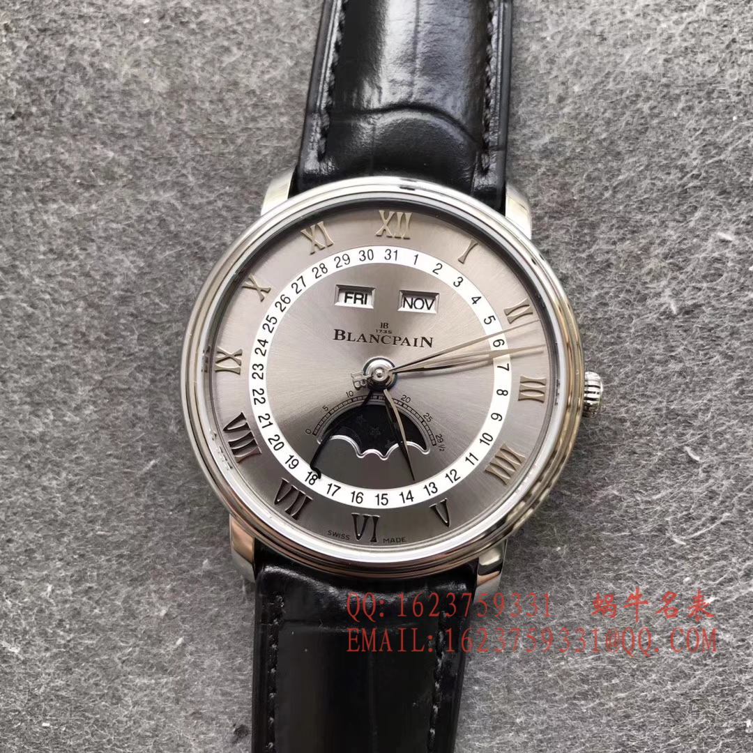 【OM Perfect  High quality  Replica Watches 】Blancpain 经典系列6654-1113-55B wrist watches  / BP024