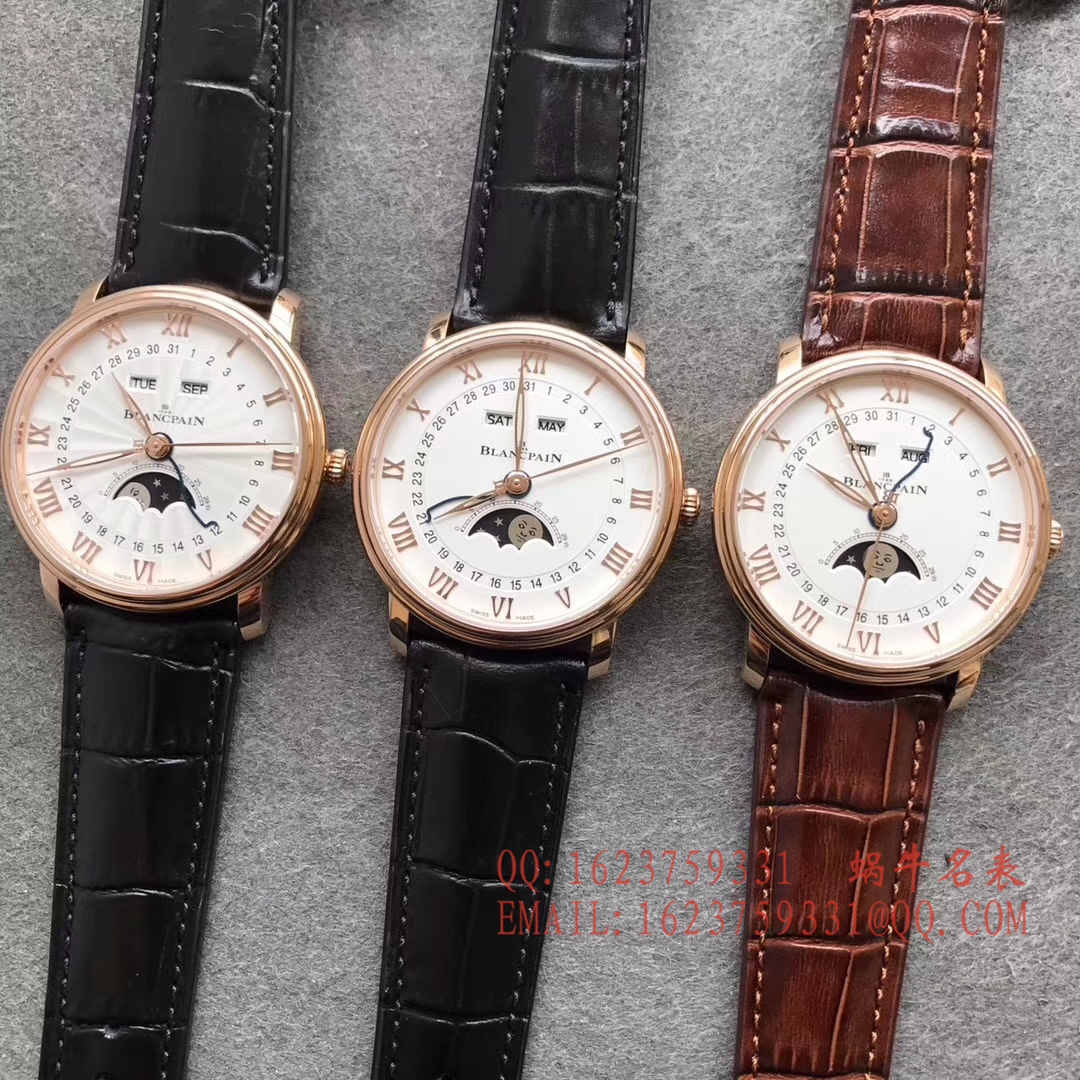 【 Video analysis OM1:1 High quality 精 Replica Watches 】Blancpain 经典系列 6654-1127-55B wrist watches  / BP022