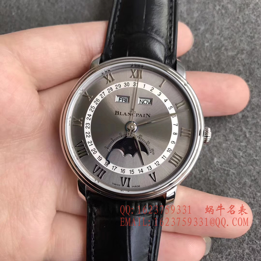 【OM Perfect  High quality  Replica Watches 】Blancpain 经典系列6654-1113-55B wrist watches  / BP024
