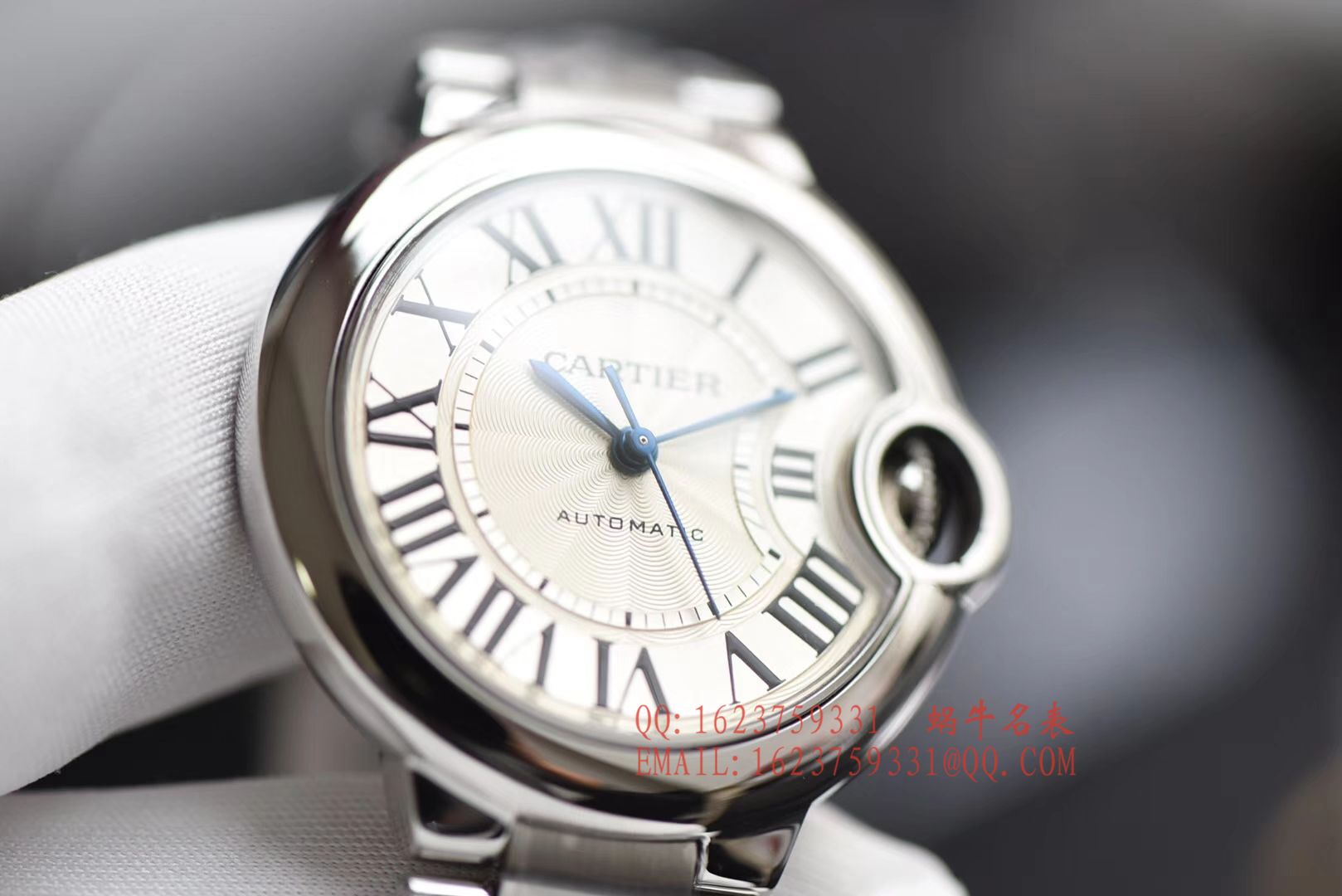 【V6 Perfect  High quality  Replica 蓝气球ETA1671 Movement 版本】 Cartier  蓝气球系列33毫米W6920071女士机械 wrist watches  / K142