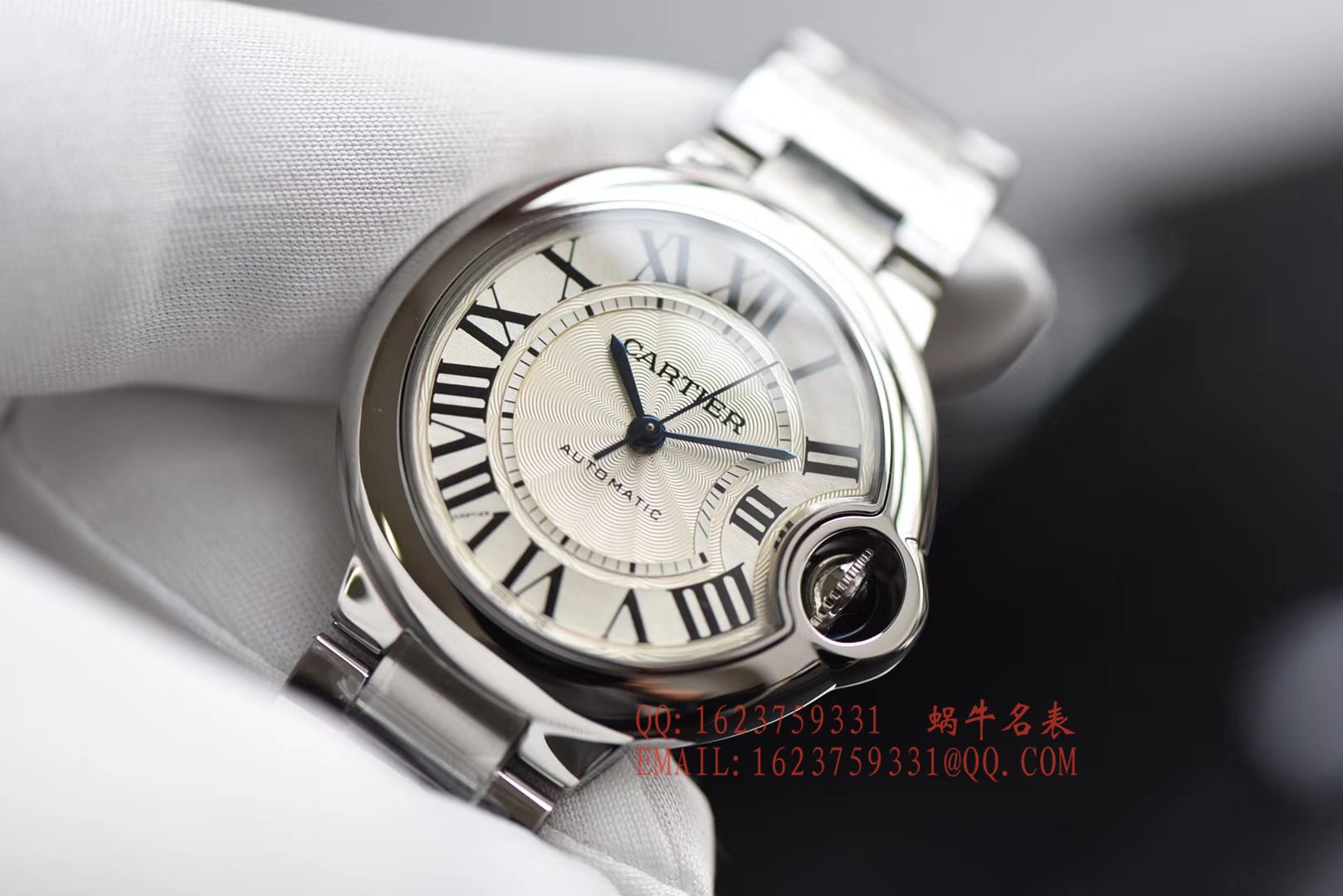 【V6 Perfect  High quality  Replica 蓝气球ETA1671 Movement 版本】 Cartier  蓝气球系列33毫米W6920071女士机械 wrist watches  / K142
