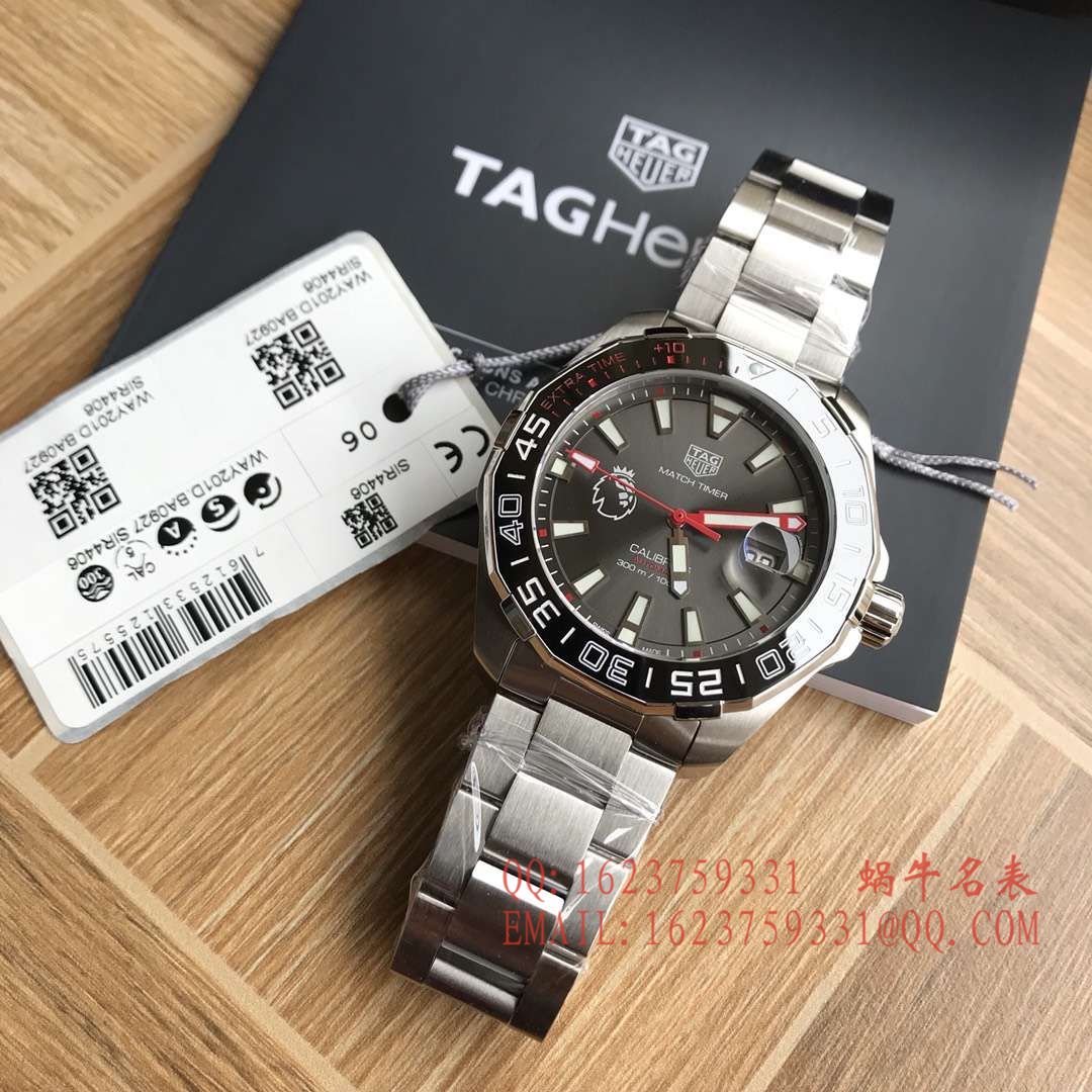 【香港原单 支持专柜验货】 TAG Heuer 竞潜Aquaracer系列300M英超联赛特别款 wrist watches WAY201D.BA0927 / TG037