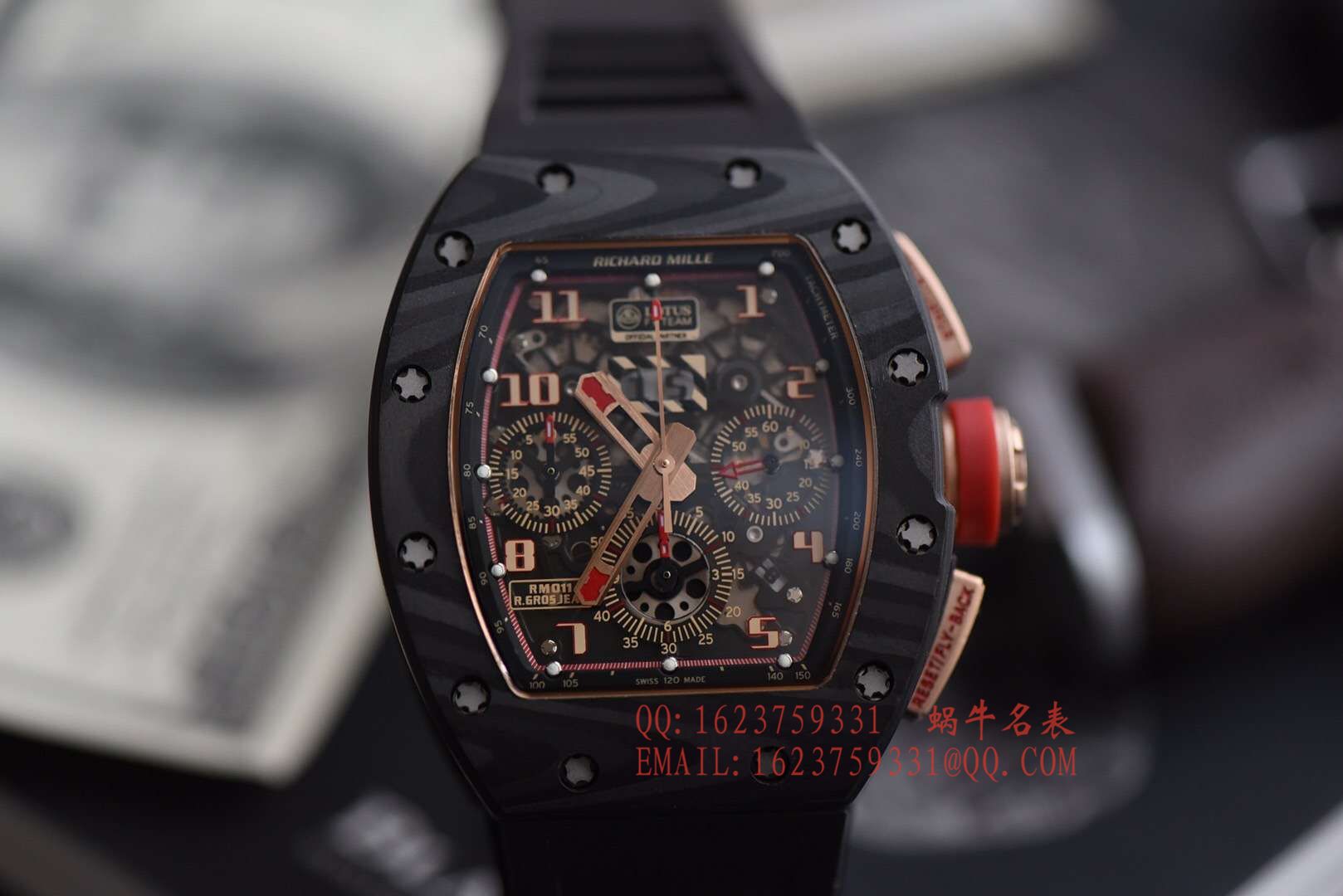 【KV Perfect  High quality  Replica Watches 】RICHARD MILLE RICHARD MILLE男士系列RM 011 LOTUS F1 TEAM男士机械 wrist watches  / RM 011 LOTUS F1 TEAM 