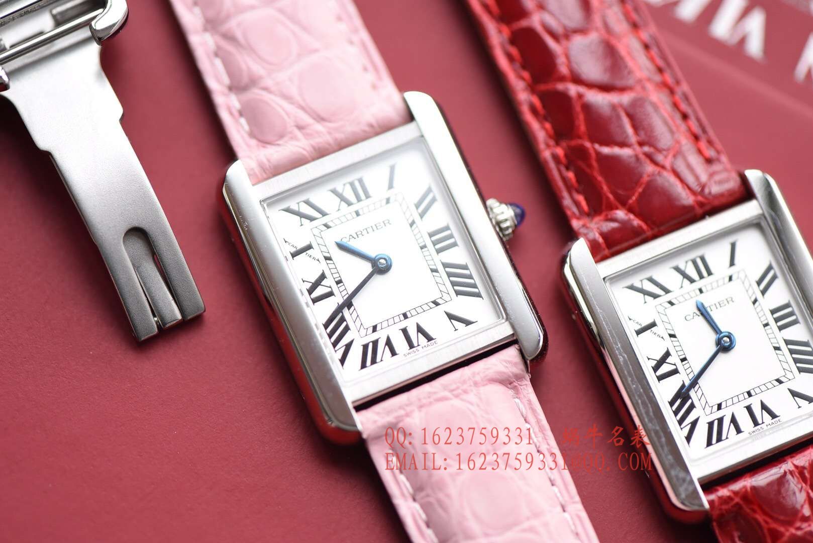 【独家视频测评K11 Perfect  High quality  Replica Watches 】 Cartier  坦克solo最高版本女装 wrist watches 中号W5200003小号W5200005可选   / KAD007A