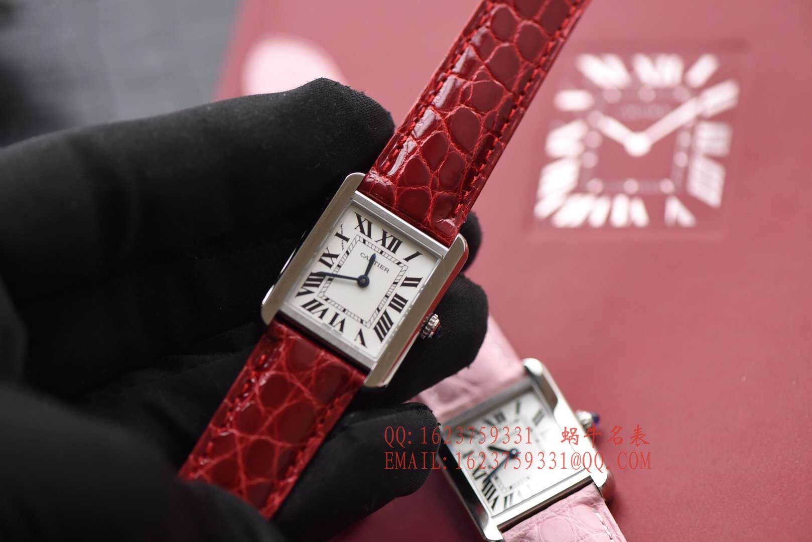 【独家视频测评K11 Perfect  High quality  Replica Watches 】 Cartier  坦克solo最高版本女装 wrist watches 中号W5200003小号W5200005可选   / KAD007A