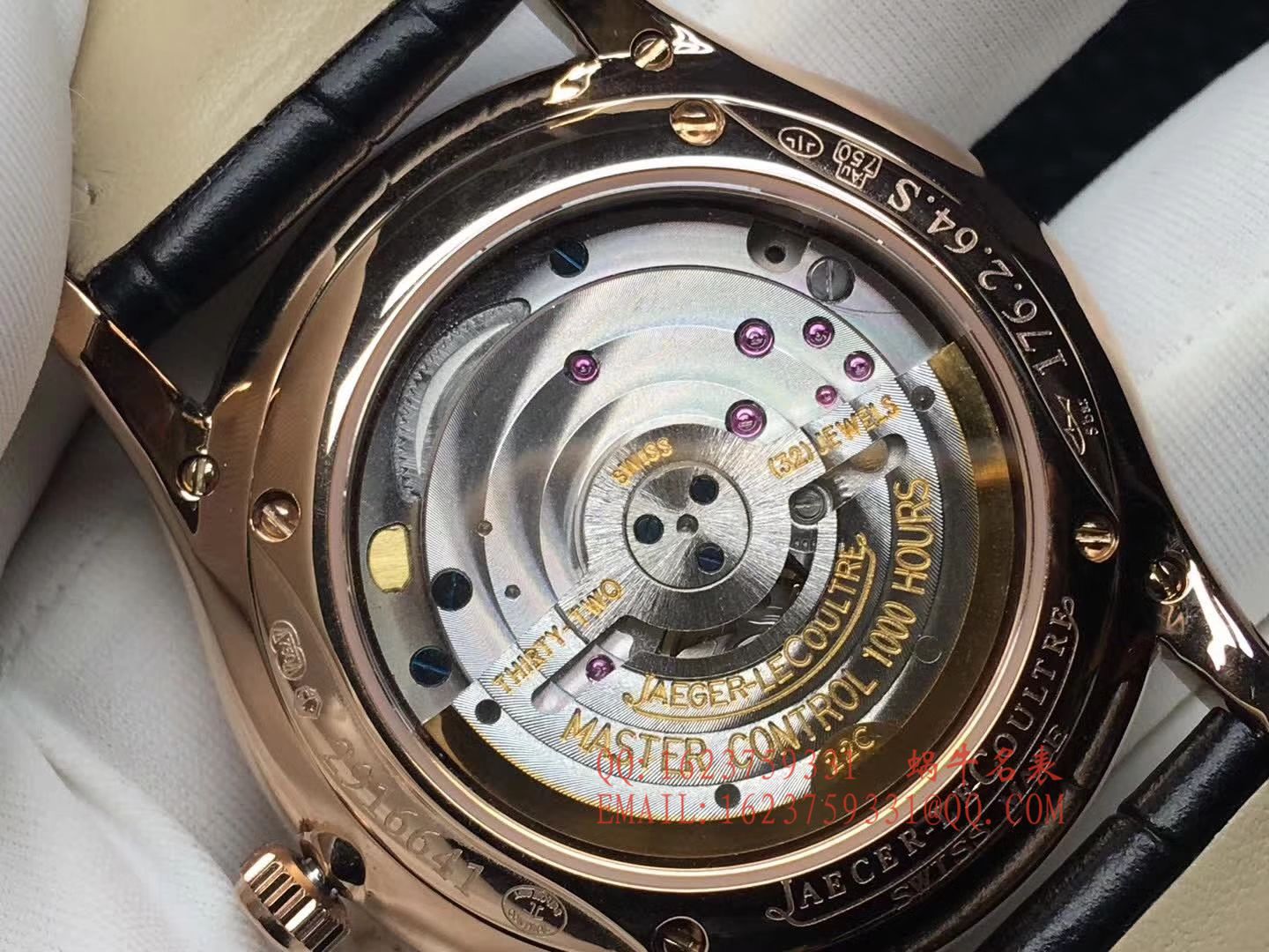 【VF Factory  top  High quality  Replica Watches 】 Jaeger-LeCoultre 月相大师系列Q1362520 wrist watches  / JJ085