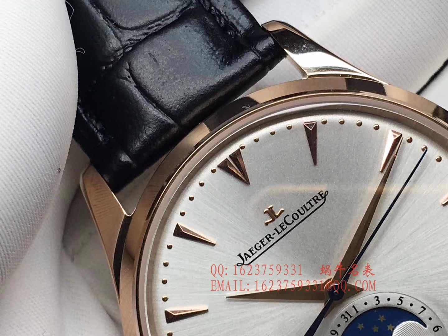 【VF Factory  top  High quality  Replica Watches 】 Jaeger-LeCoultre 月相大师系列Q1362520 wrist watches  / JJ085
