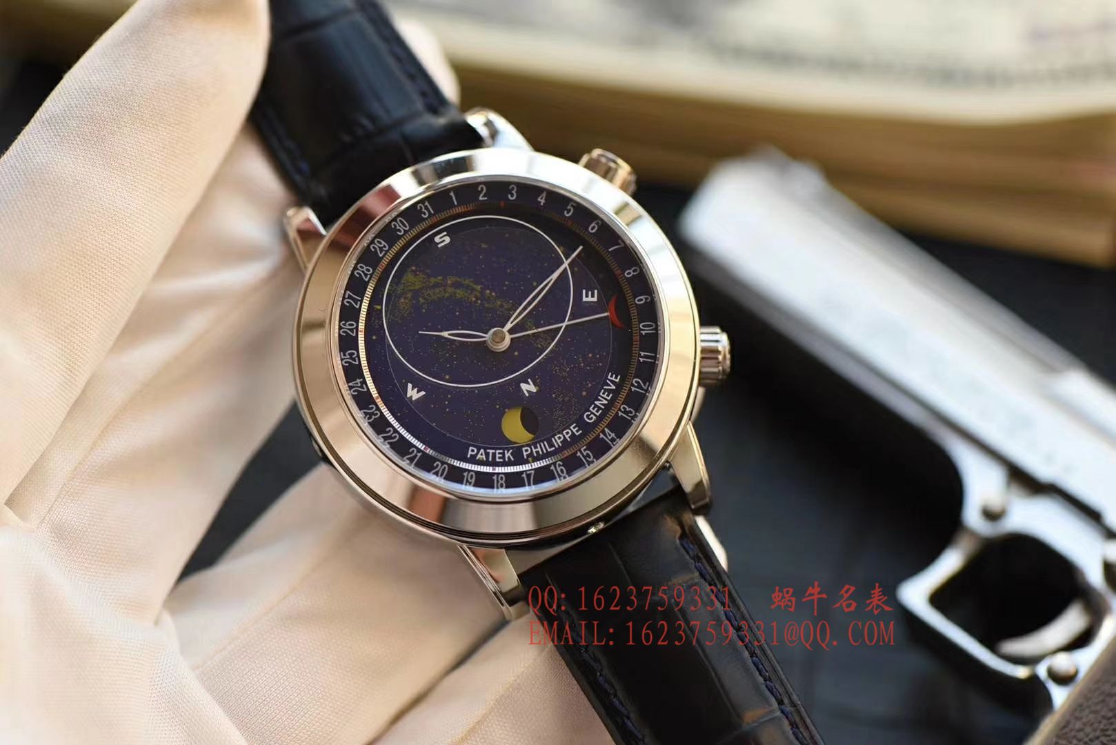 【 Video analysis 】 Replica  PATEK PHILIPPE 超级复杂功能计时系列6102P-001 、6104G-001、铂金 wrist watches /6102R-001 玫瑰金 wrist watches  / BD219