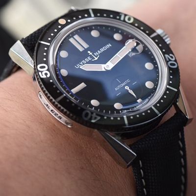 【 Video analysis 神器： Perfect 完美 Replica Watches 】 Ulysse Nardin 表Ulysse Nardin Diver潜水表系列Le Locle 勒洛克潜水 wrist watches 3203-950