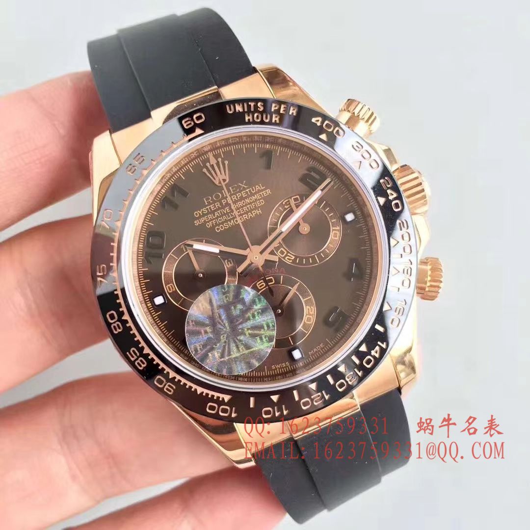 【JF1:1 top  Replica Copy  Watches 】 Rolex  Cosmograph Daytona  Ditongna 系列116515LN-L(FC) 咖啡色机械 wrist watches  / R009