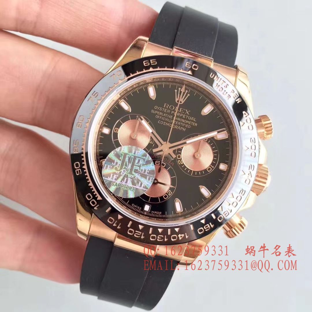 【JF1:1 top  Replica Copy  Watches 】 Rolex  Cosmograph Daytona  Ditongna 系列116515LN-L(FC) 咖啡色机械 wrist watches  / R009