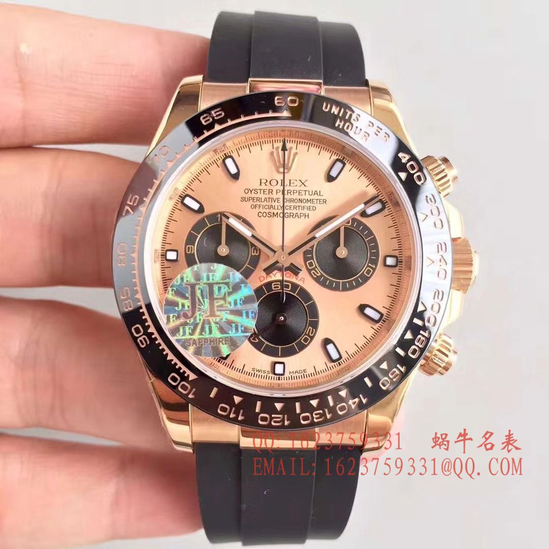 【JF1:1 top  Replica Copy  Watches 】 Rolex  Cosmograph Daytona  Ditongna 系列116515LN-L(FC) 咖啡色机械 wrist watches  / R009