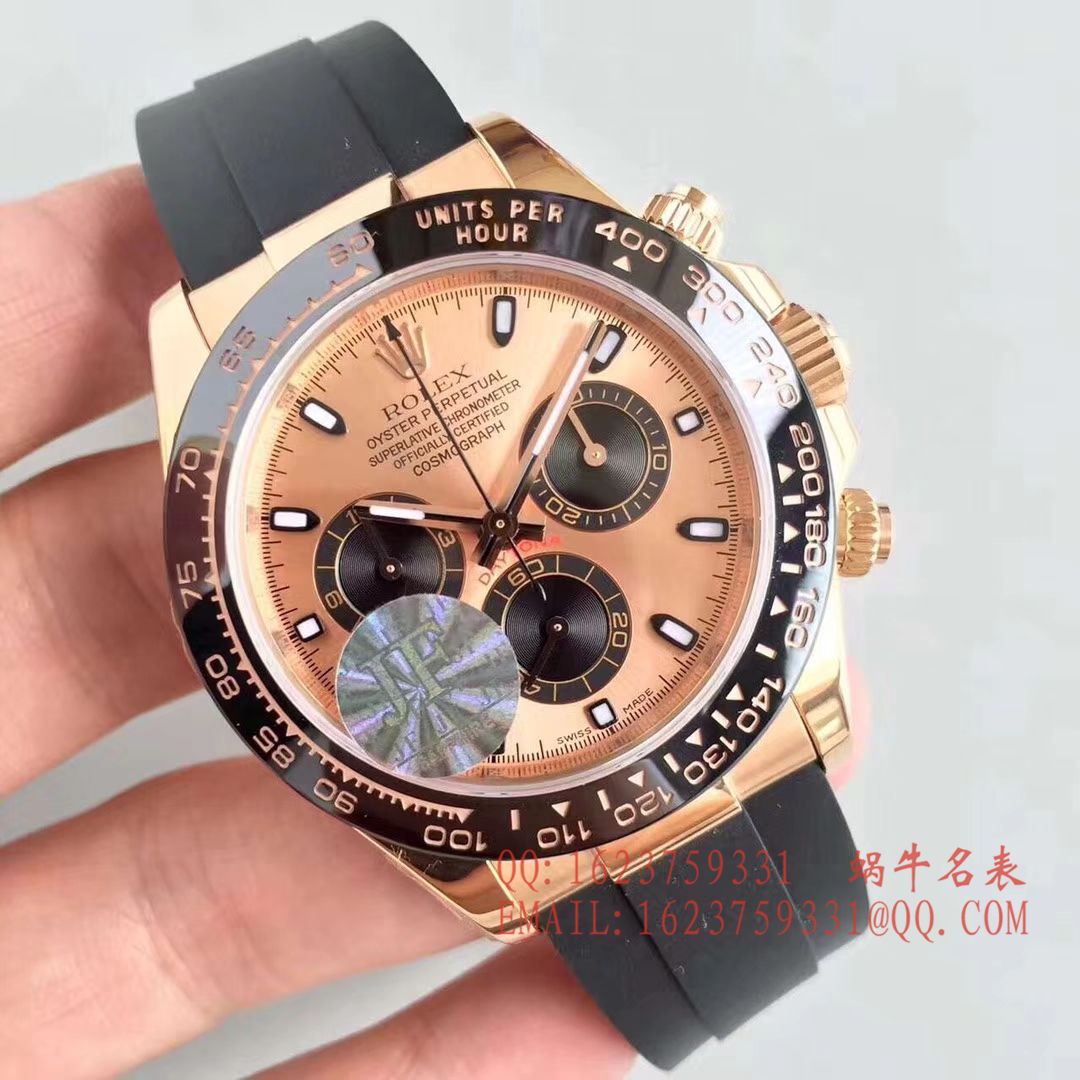 【JF1:1 top  Replica Copy  Watches 】 Rolex  Cosmograph Daytona  Ditongna 系列116515LN-L(FC) 咖啡色机械 wrist watches  / R009