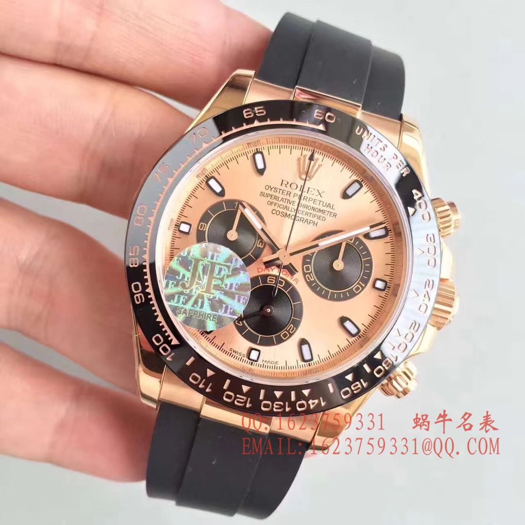 【JF1:1 top  Replica Copy  Watches 】 Rolex  Cosmograph Daytona  Ditongna 系列116515LN-L(FC) 咖啡色机械 wrist watches  / R009