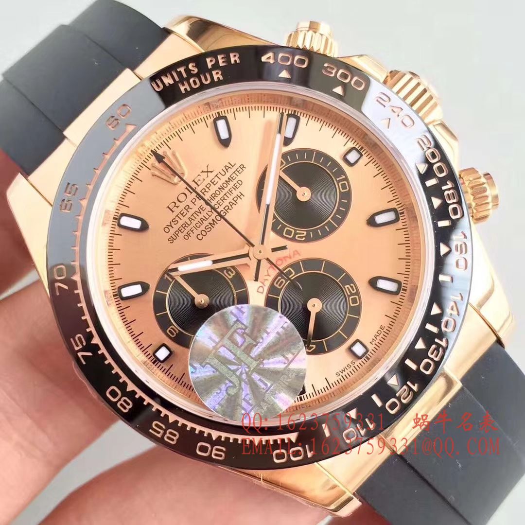 【JF1:1 top  Replica Copy  Watches 】 Rolex  Cosmograph Daytona  Ditongna 系列116515LN-L(FC) 咖啡色机械 wrist watches  / R009