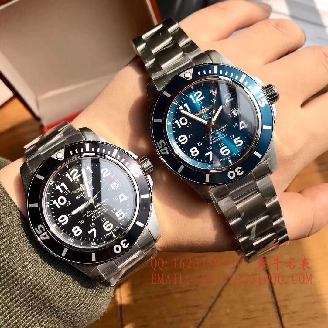 【原单正品、支持专柜验货】 Breitling 超级海洋系列A17392D7/BD68/162A 、 A17392D8|C910|228S|A20SS.1 wrist watches  / BL081