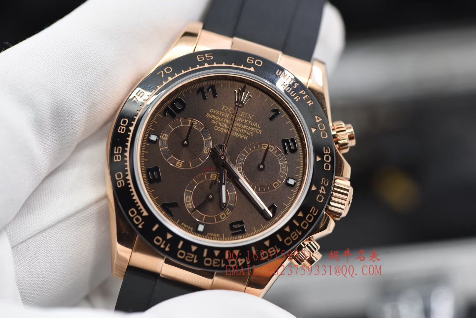 【AR Perfect  High quality  Replica Watches 】 Rolex ROLEX Cosmograph Daytona  Ditongna 系列116515LN-L(FC) 咖啡色 wrist watches  / R200