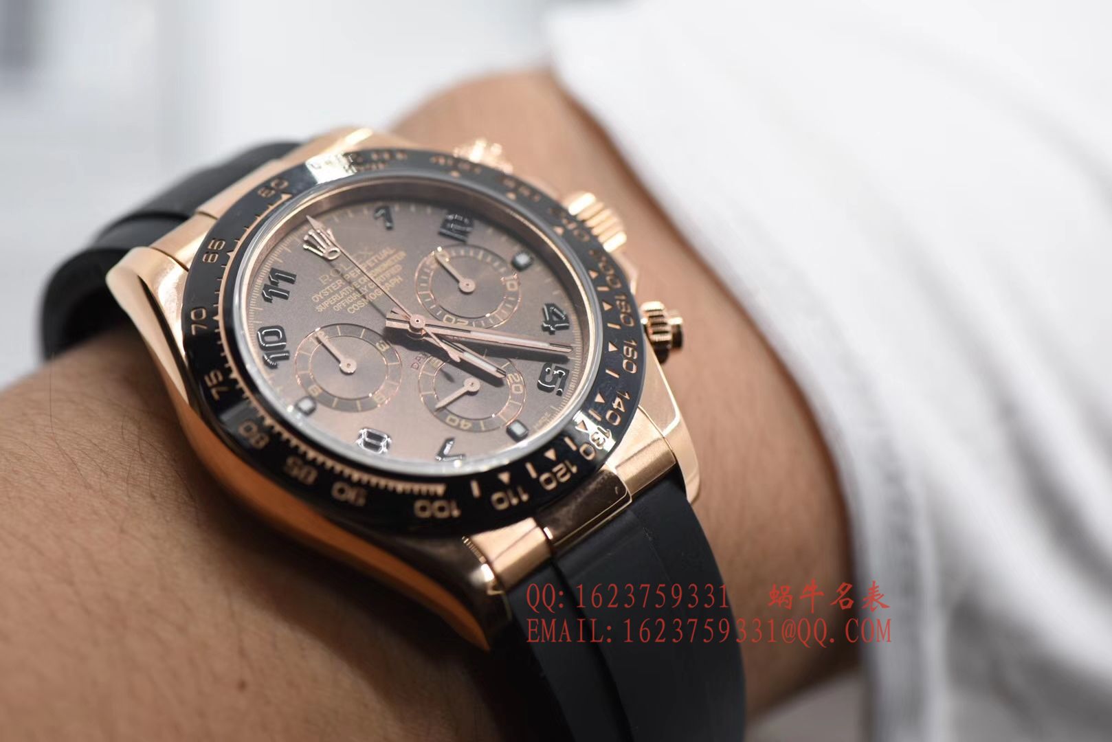 【AR Perfect  High quality  Replica Watches 】 Rolex ROLEX Cosmograph Daytona  Ditongna 系列116515LN-L(FC) 咖啡色 wrist watches  / R200