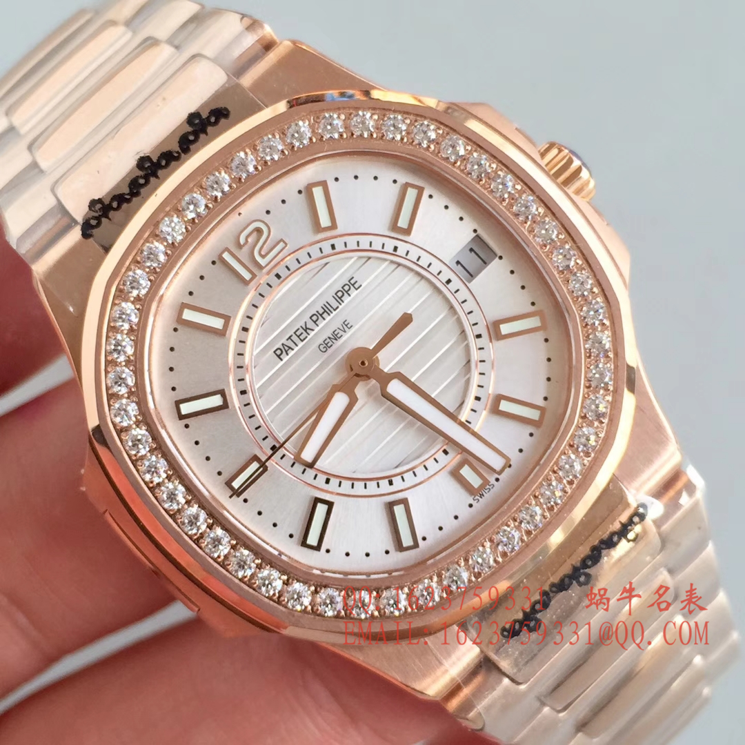 【JJ Perfect  High quality  Replica Watches 】 PATEK PHILIPPE 运动系列7011/1G-001 、7011/1G-010白金 wrist watches 、7011/1R-010 、7011/1R-001玫瑰金女士 wrist watches ( Nautilus ) / BD220