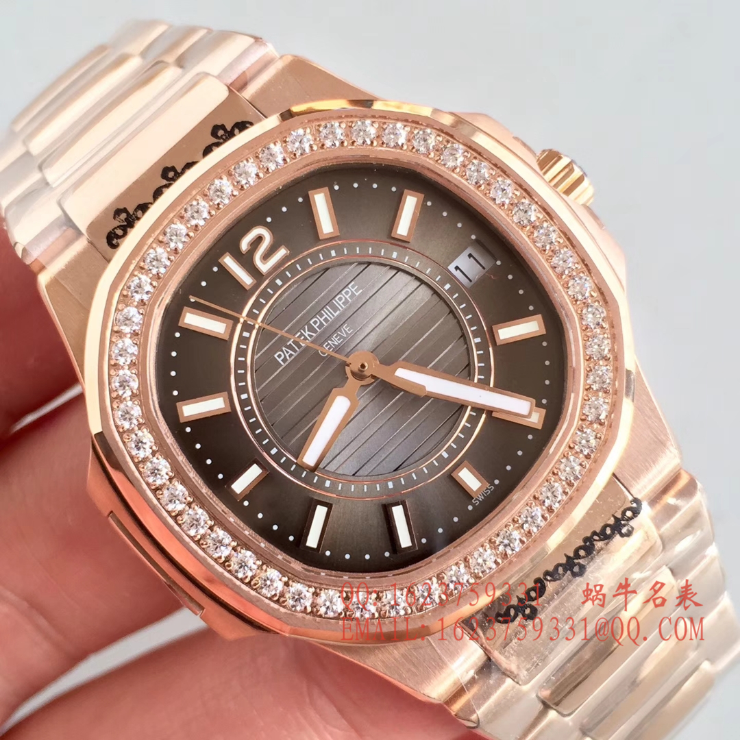 【JJ Perfect  High quality  Replica Watches 】 PATEK PHILIPPE 运动系列7011/1G-001 、7011/1G-010白金 wrist watches 、7011/1R-010 、7011/1R-001玫瑰金女士 wrist watches ( Nautilus ) / BD220
