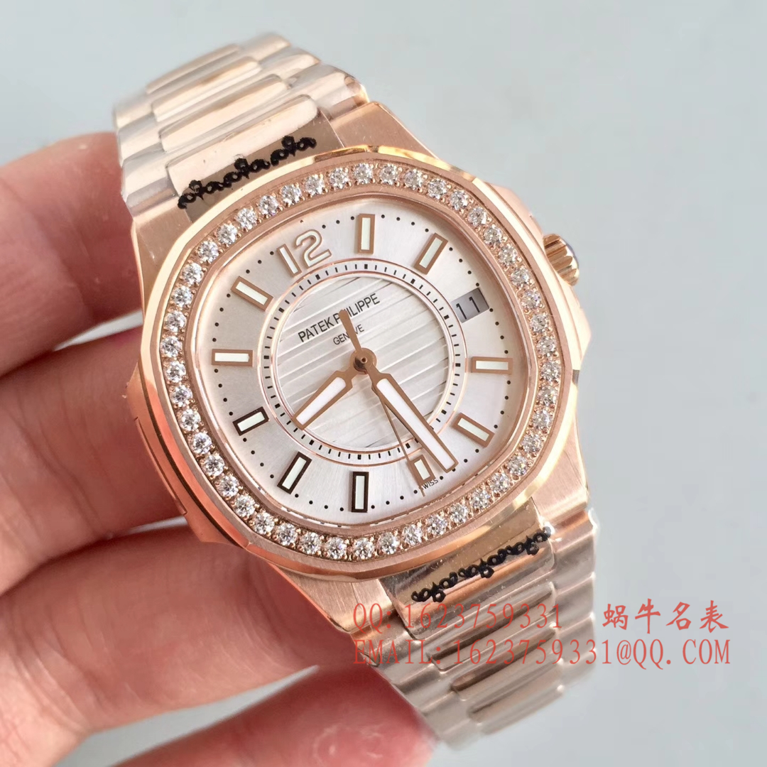 【JJ Perfect  High quality  Replica Watches 】 PATEK PHILIPPE 运动系列7011/1G-001 、7011/1G-010白金 wrist watches 、7011/1R-010 、7011/1R-001玫瑰金女士 wrist watches ( Nautilus ) / BD220