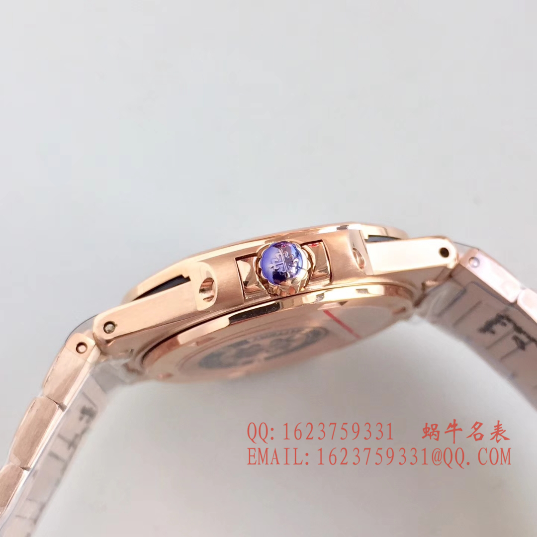 【JJ Perfect  High quality  Replica Watches 】 PATEK PHILIPPE 运动系列7011/1G-001 、7011/1G-010白金 wrist watches 、7011/1R-010 、7011/1R-001玫瑰金女士 wrist watches ( Nautilus ) / BD220