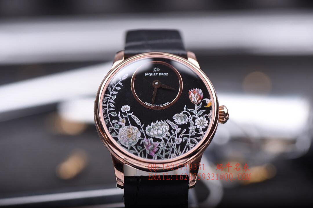 【实拍图鉴赏】 Jaquet Droz 艺术工坊系列精美两针女表 /  Jaquet Droz YK05.5