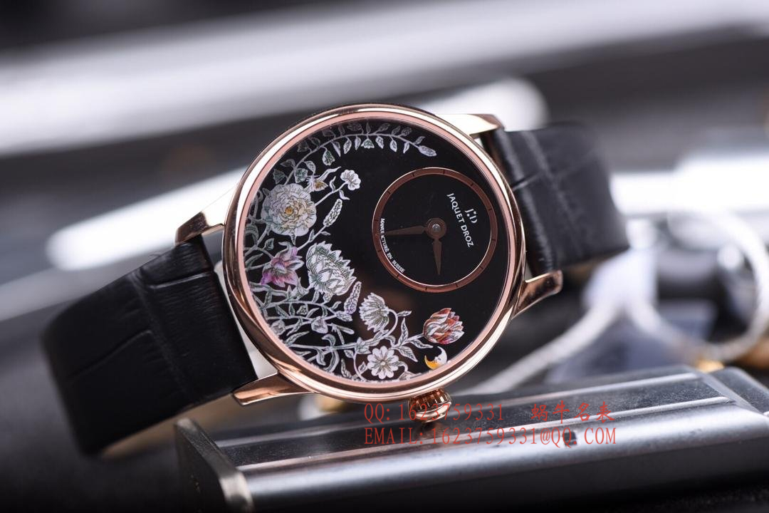 【实拍图鉴赏】 Jaquet Droz 艺术工坊系列精美两针女表 /  Jaquet Droz YK05.5