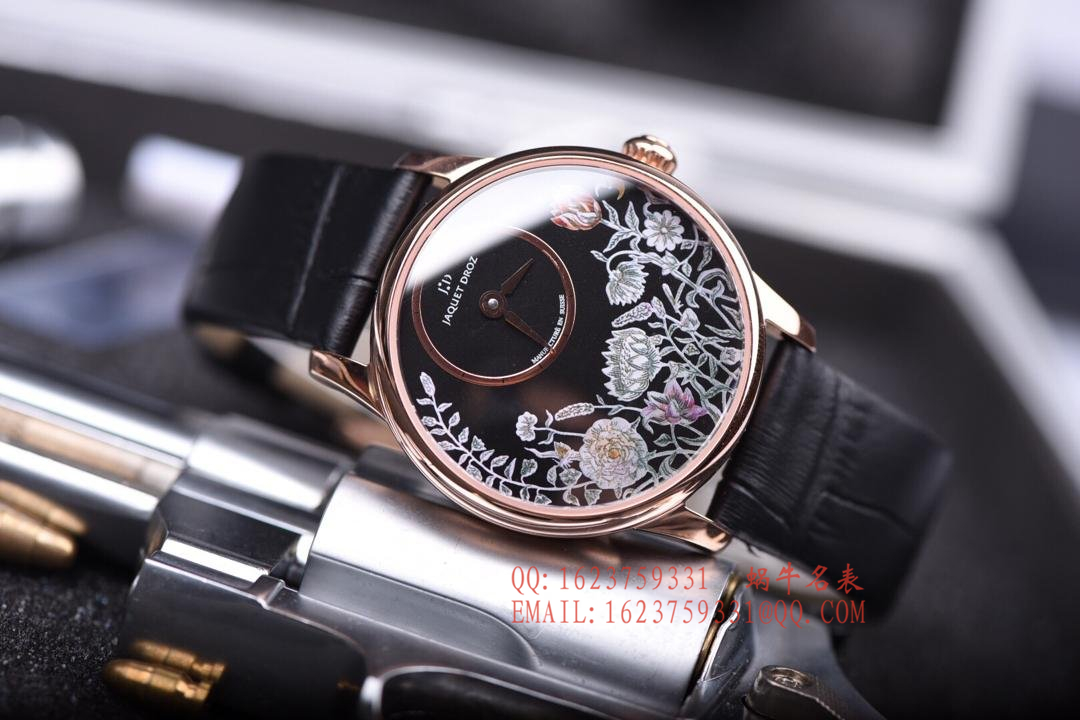 【实拍图鉴赏】 Jaquet Droz 艺术工坊系列精美两针女表 /  Jaquet Droz YK05.5