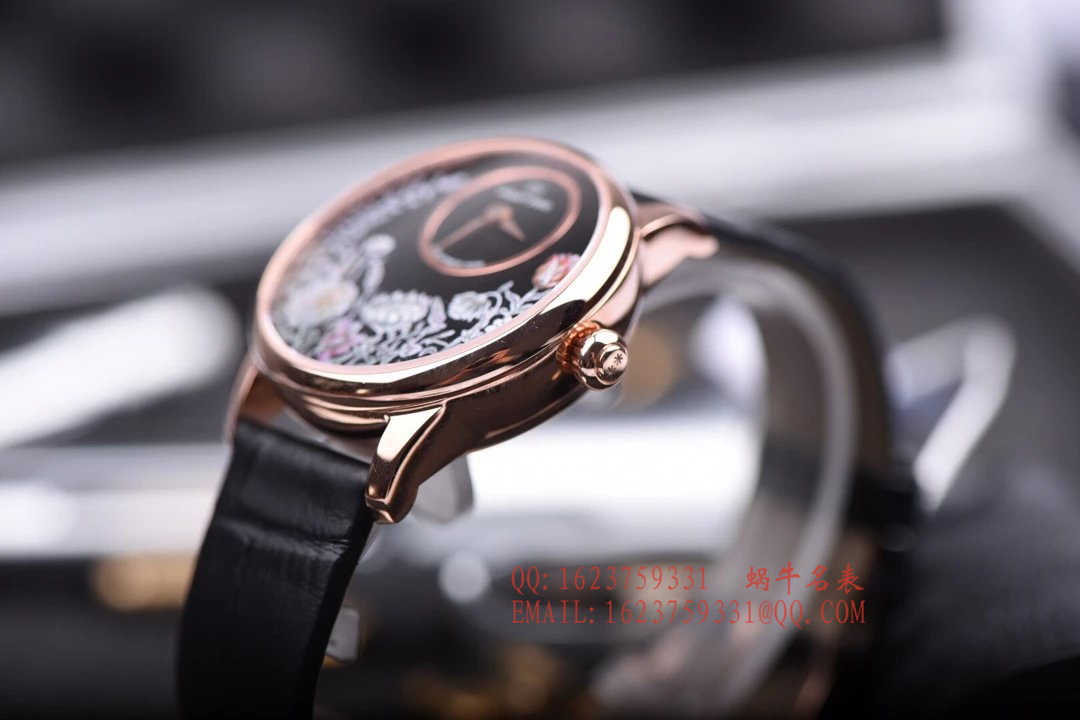 【实拍图鉴赏】 Jaquet Droz 艺术工坊系列精美两针女表 /  Jaquet Droz YK05.5