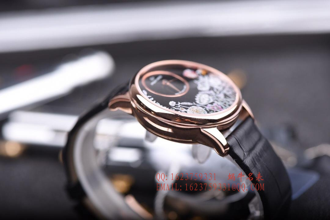 【实拍图鉴赏】 Jaquet Droz 艺术工坊系列精美两针女表 /  Jaquet Droz YK05.5