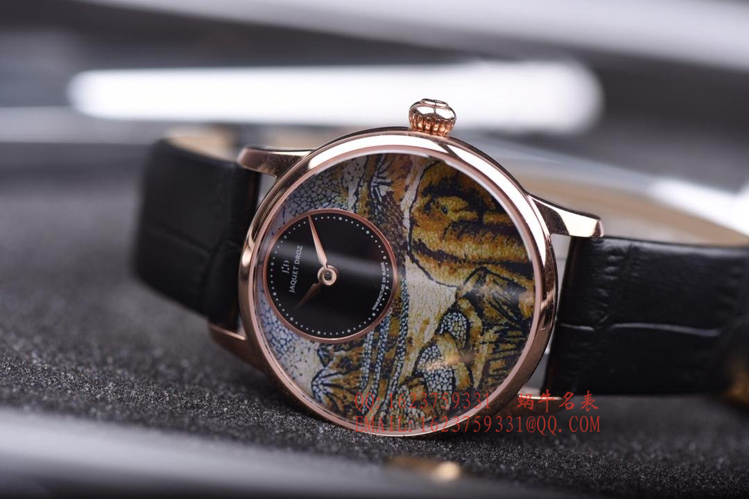 【实拍图鉴赏】 Jaquet Droz 艺术工坊系列精美两针女表 /  Jaquet Droz YK05.5