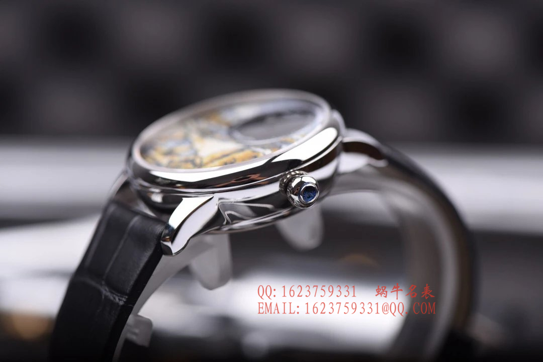  Jaquet Droz 艺术工坊精品女表！精美两针设计，天热贝母加彩绘艺术图案表面 / YK017
