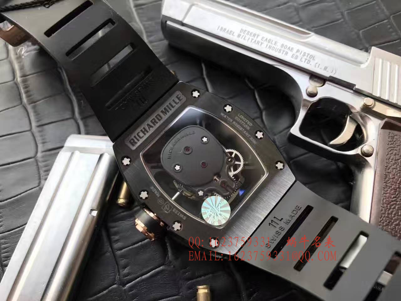 【视频解析】1:1 High quality  Copy KV出品 top 版 RICHARD MILLE 骷髅头RM 52系列 Watches  / R007
