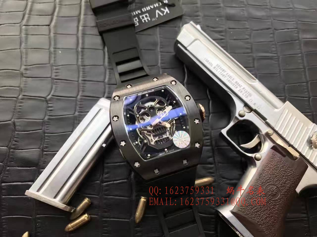 【视频解析】1:1 High quality  Copy KV出品 top 版 RICHARD MILLE 骷髅头RM 52系列 Watches  / R007