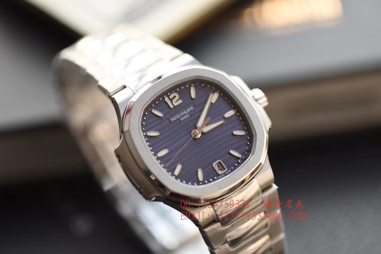 【PF Perfect  High quality  Replica Watches 】 PATEK PHILIPPE 运动系列7118/1A-001 wrist watches ( Nautilus )女表 / BD221