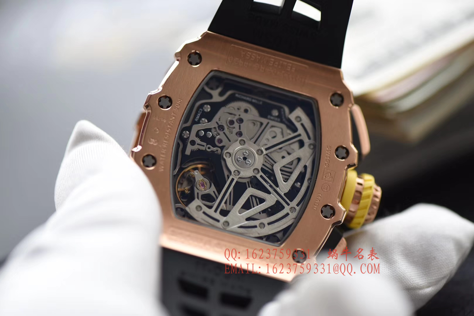 【独家 Video analysis KV Perfect  High quality  Replica Watches 】 Richard Miller RICHARD MILLE男士系列RM 11-03RG wrist watches  / RM 011D