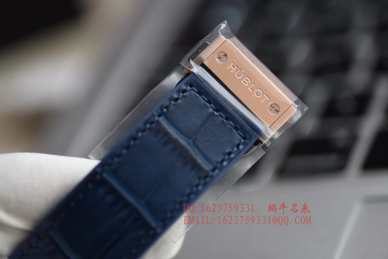 【JJ Perfect  High quality  Replica 手 表】  Hublot 经典融合系列 hublot classic fusion  kinggold金壳蓝面 / YB053